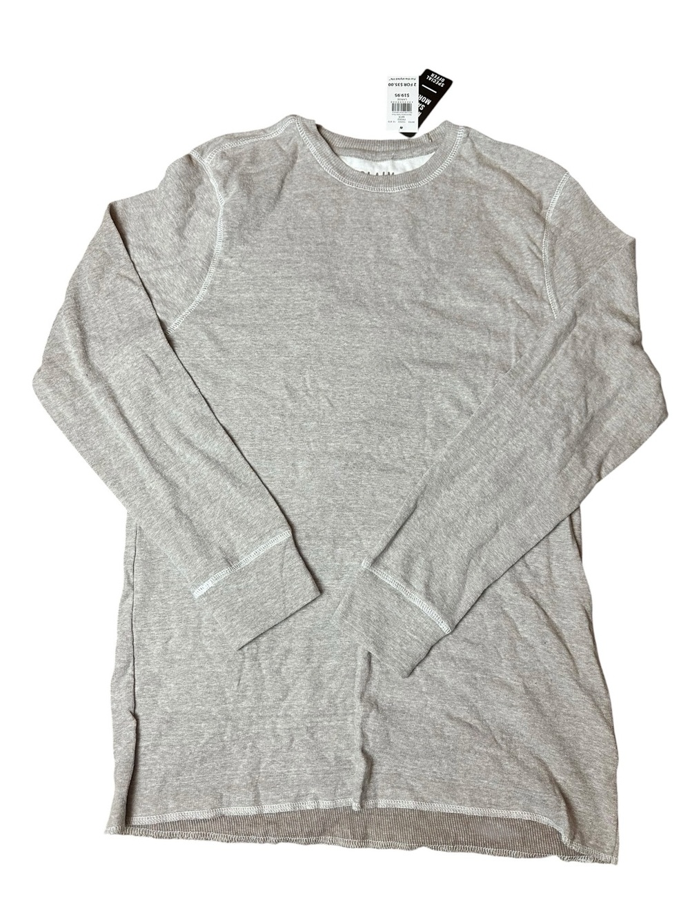 Men’s Buckle Reclaim Long Sleeve Crewneck Shirt Size L NWT